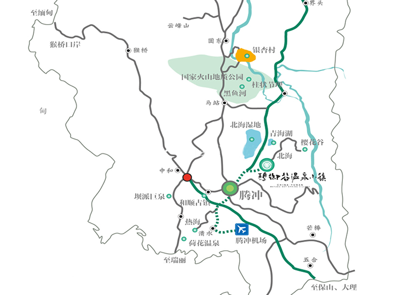 玛御谷温泉小镇交通图
